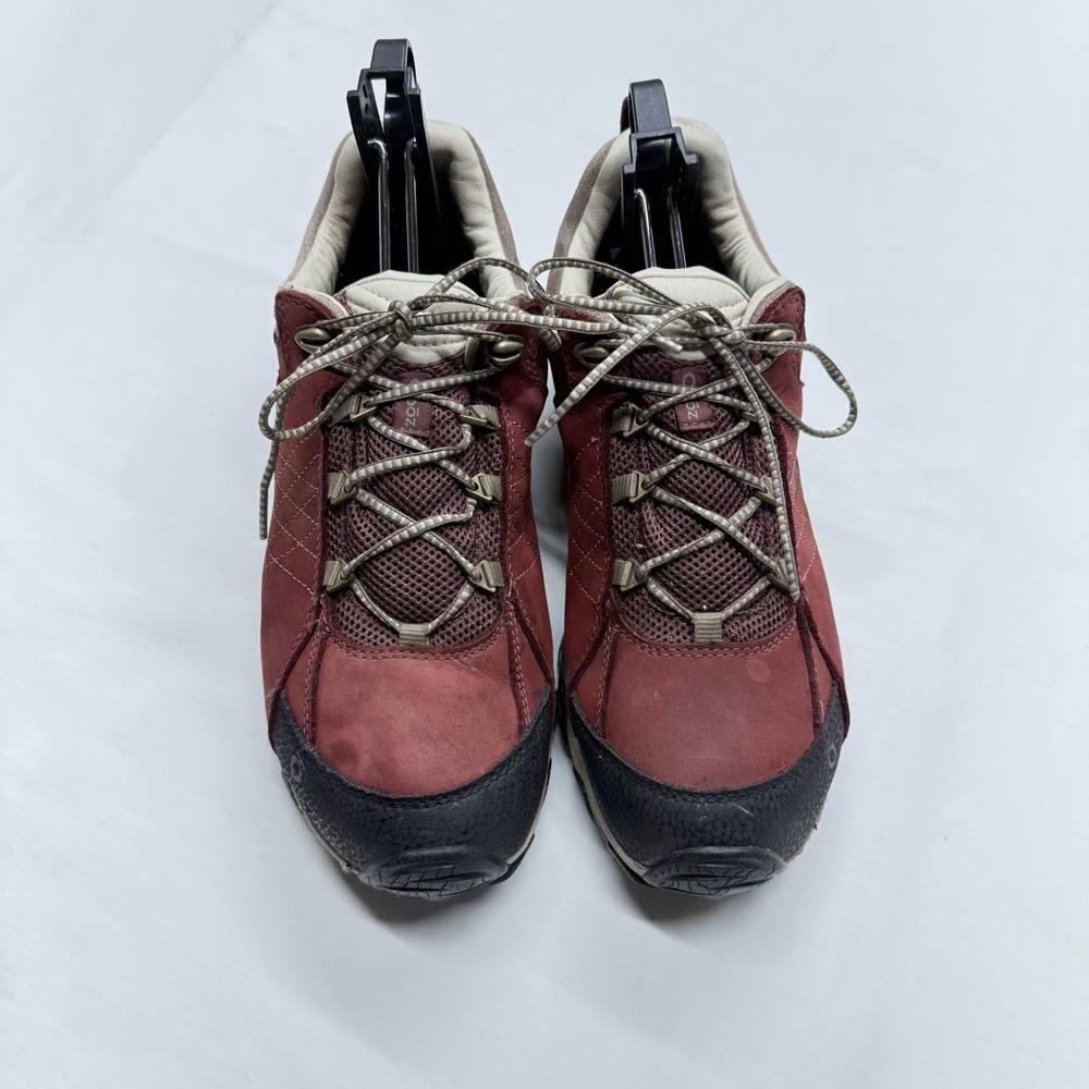 Oboz B-dry Burgundy and Black Hiking Shoes Size 10